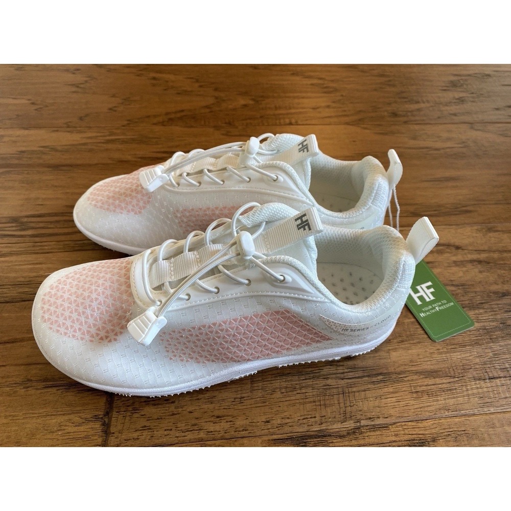 Hike‎ HF Series Cloud Sneakers Women's Size 7.5 Men's 5.5 EU 38 White/Pink
